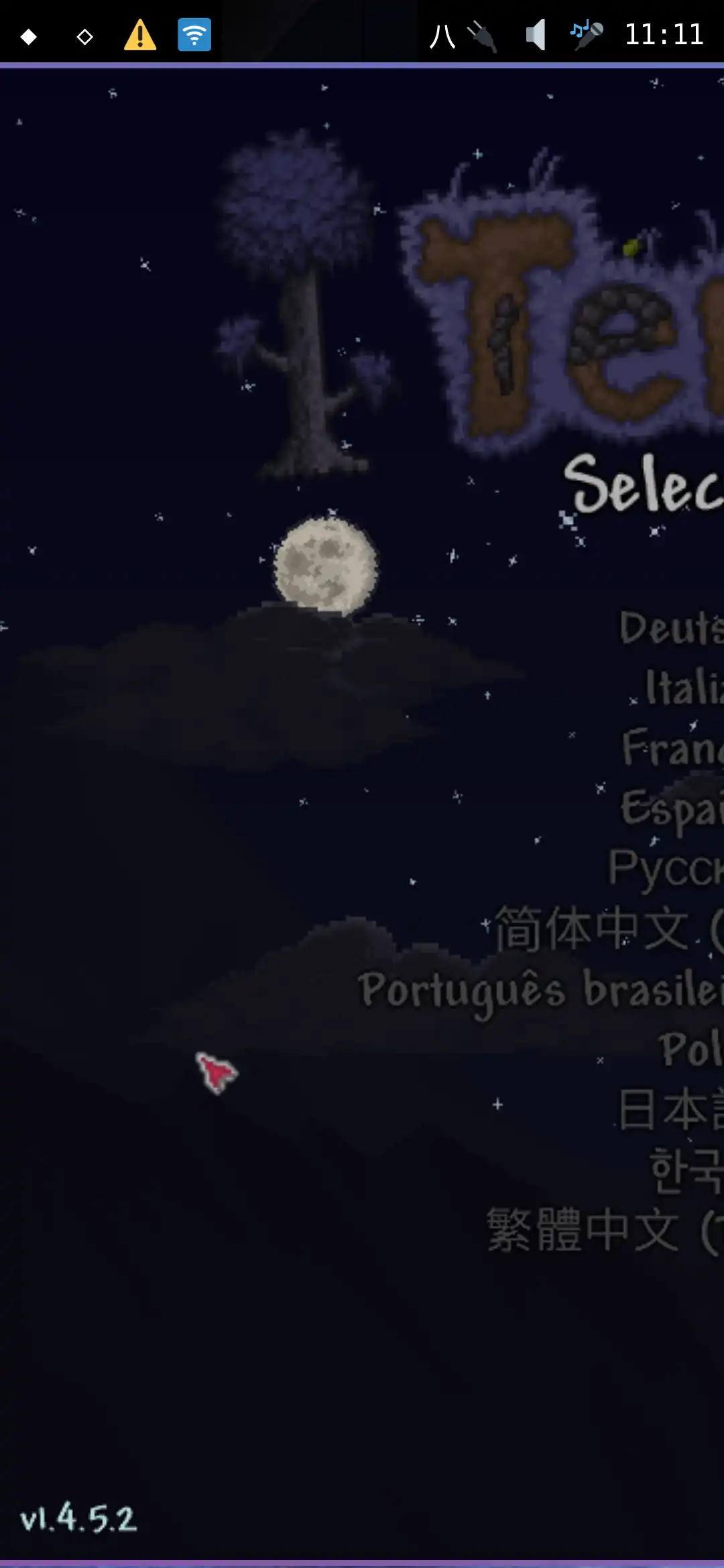 Terraria not fitting the screen of a OnePlus 6T